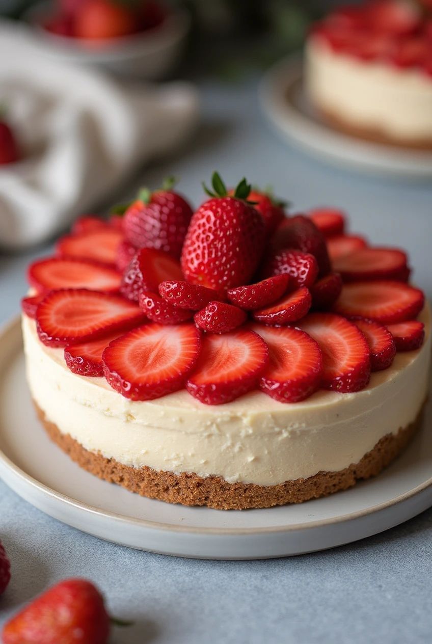 Cheesecake de fresa